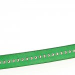 Palla di cuoio B-Verde 10 mm con catena a palline senza nichel da 20 cm