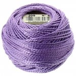 Perline di cotone da ricamo, Lilla, su rocchetto, DMC n. 5 - 10 g