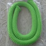 40 cm di corda da arrampicata rotonda 10 mm Fluo