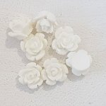 Fiore sintetico 09 mm N°01-03 Bianco