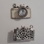 Ciondolo per fotocamera N°05 Argento