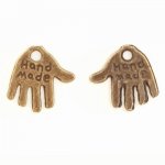 Ciondolo a mano 'MADE HAND' N°01 Bronzo