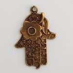 Ciondolo a mano Hamsa N°03 Bronzo