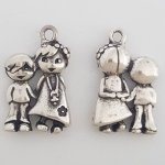 Ciondolo per bambini N°39 Zamak (placcato argento)