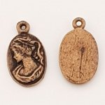 Charm Cameo donna N°01 Bronzo