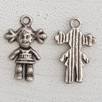 Charm Bambino N°57 Ragazza Argento