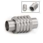 Chiusura magnetica Acciaio inox 06 mm Argento N°01