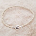 Bracciale europeo a clip semplice 01 DA 15 A 23 CM Avorio