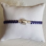 Bracciale europeo a clip intrecciata 03 da 15 a 23 CM Glicine