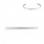 Bracciale in acciaio inox 10 mm N°05 da piegare