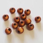 Perle Magique Ronde 12 mm Marron 01 x 10