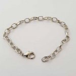 Bracelet Chaine Argent de 20 cm N°05