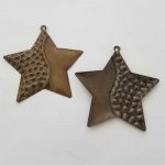 Breloque Divers N°083-02 Pendentif Etoile Bronze