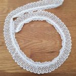 Dentelle Blanc 30 mm N°01