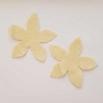 Jolie petite fleur en Feutrine 80 mm N°07-02 x 2 pièces