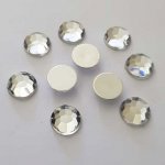 Strass rond argent 10 mm par 10 pièces