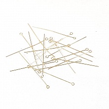 Apprêts bijoux: Lot de clous métal avec oeil 