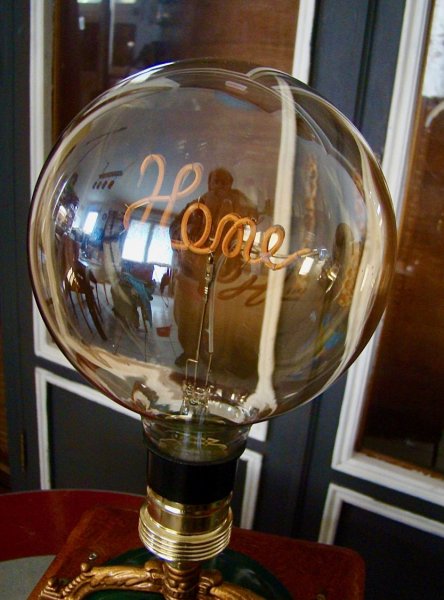 Lampada del vecchio mulino da caff&egrave; EDISON