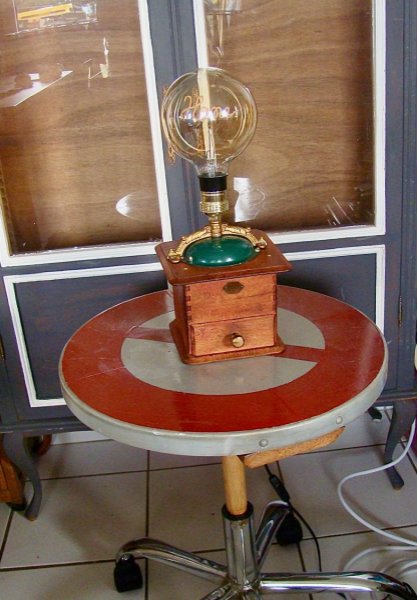 Lampada del vecchio mulino da caff&egrave; EDISON