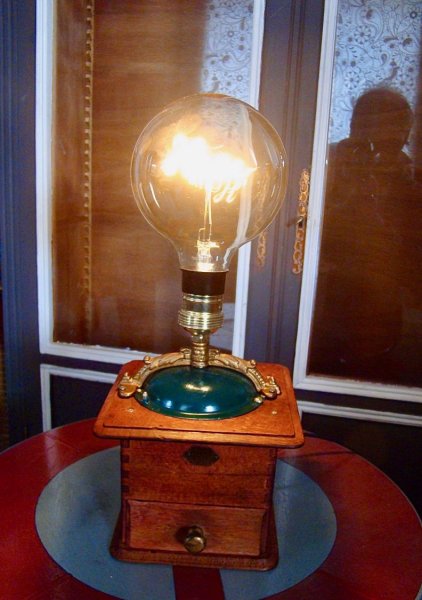 Lampada del vecchio mulino da caff&egrave; EDISON