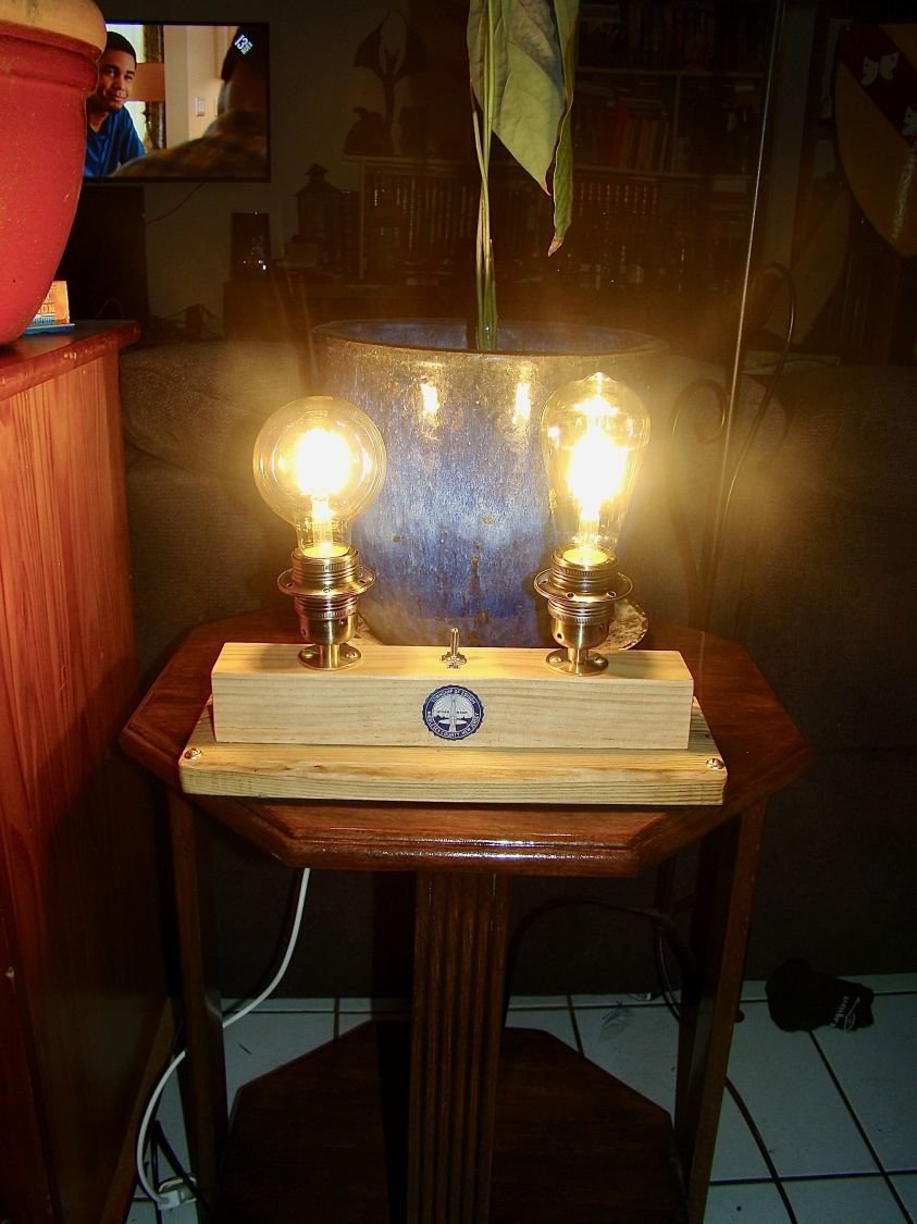 Lampada EDISON in stile steampunk 