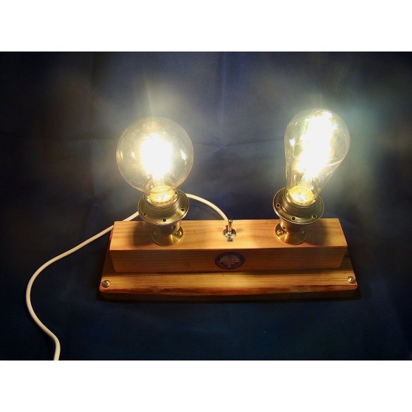Lampada EDISON in stile steampunk 