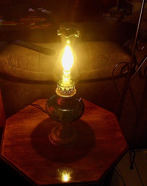 Lampada a olio LANTERNA VERDE 