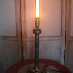 Lampada a candela in ottone antico stile EDISON