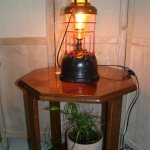Antica lampada a gas inglese
