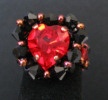 Bague Aphrodite rouge en kit