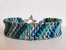 Bracelet Amitié bleu turquoise en kit