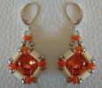 Kit boucles d'oreilles Tila Cub' Orange