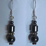 Kit Boucles d'oreilles Hématites