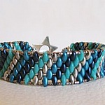 Bracelet Amitié bleu turquoise en kit