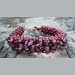 Kit bracciale Magatama Wine Lips