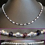 Kit collier Giraglia prune