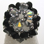 Kit anelli Honshu nero e argento