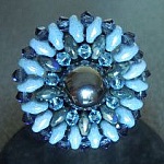 Bague en kit Margarita Bleu & Hématite