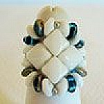 Kit bague Silky Blanc Sarcelle