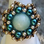 Bague en kit Twinétoile Amazonite