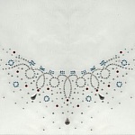 COLLANA A GOCCIA CON MOTIVO A STRASS