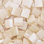 Miyuki Tila 5mm Caramello Ceylon x 25