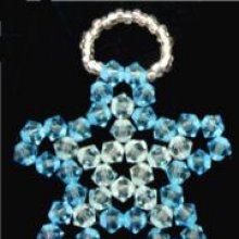Kit lampada a sospensione Crystal Star Aqua Blue