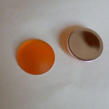 Cabochon Luna Soft Topaz diametro 24 mm
