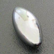 Perlina di ematite oliva 16 mm x 1