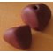 Perles pyramidales marron