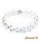 bracciale romantico swarovski swarovski perline intrecciate cristallo e argento