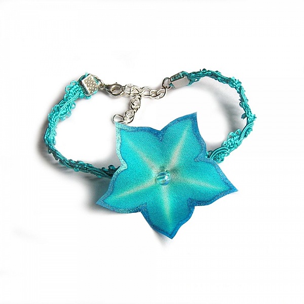 clip scarpe da sposa bianco raso fiocco e blu pizzo turchese accessorio cerimonia sera chic