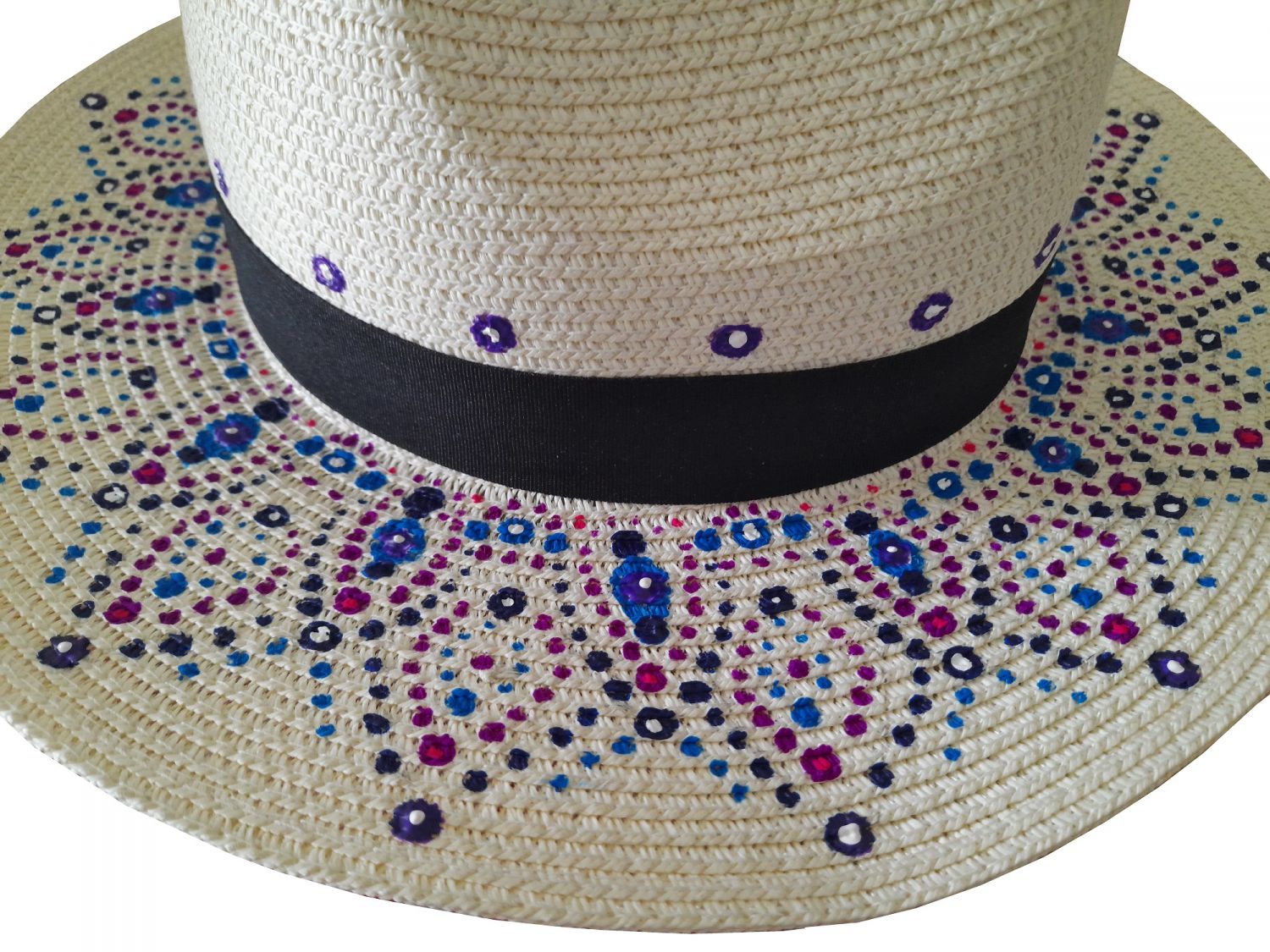 Un bel cappello Panama in paglia rivestita per una migliore protezione