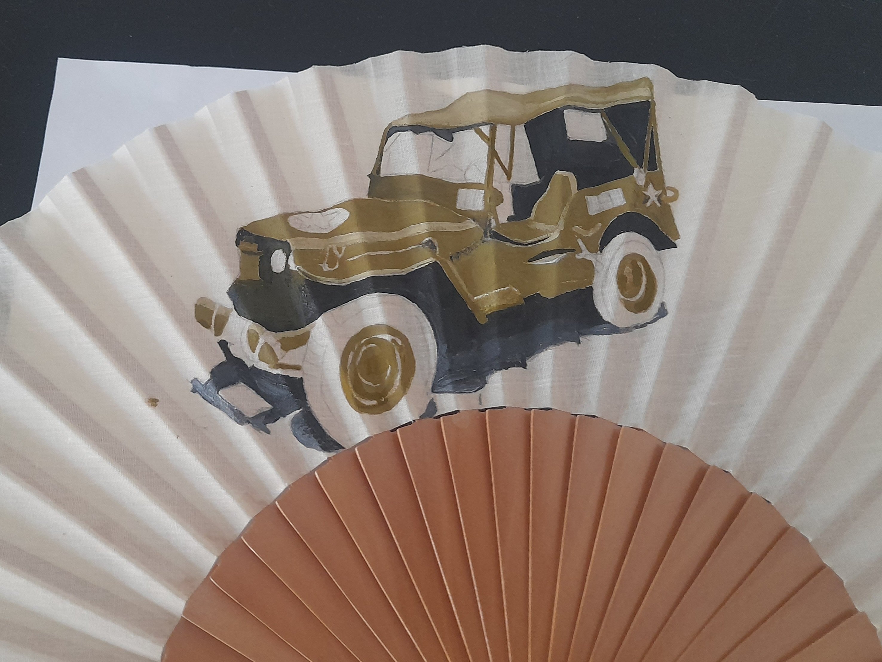 Une photo, votre &eacute;ventail, celui l&agrave; est en coton